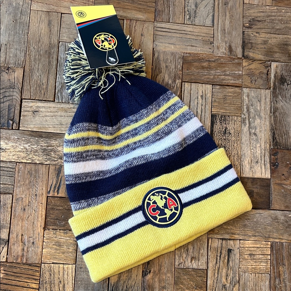 Club America Pom Beanie NWT